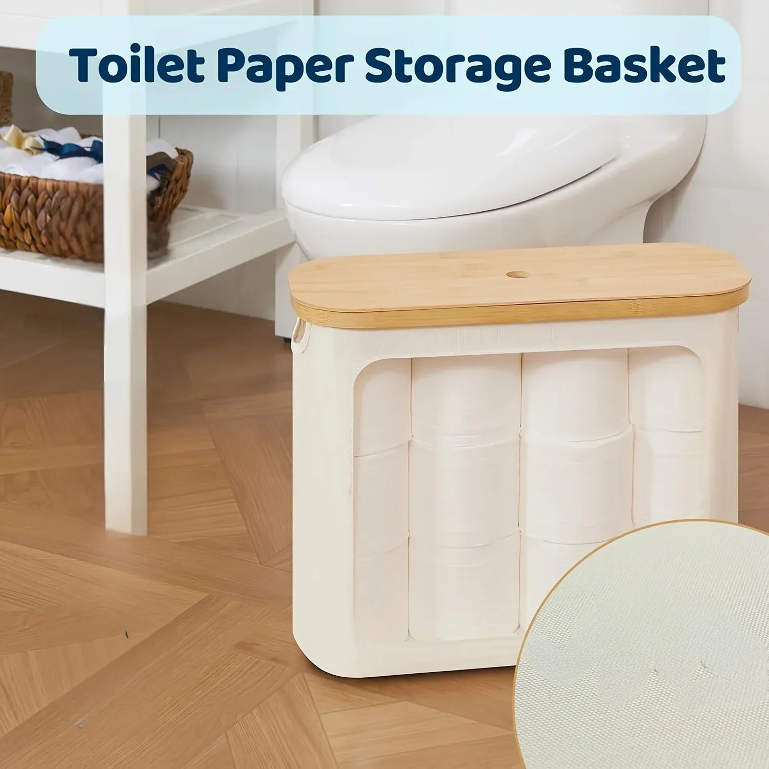 Hygienic Closed-Top Durable Plastic Toilet Paper Holder