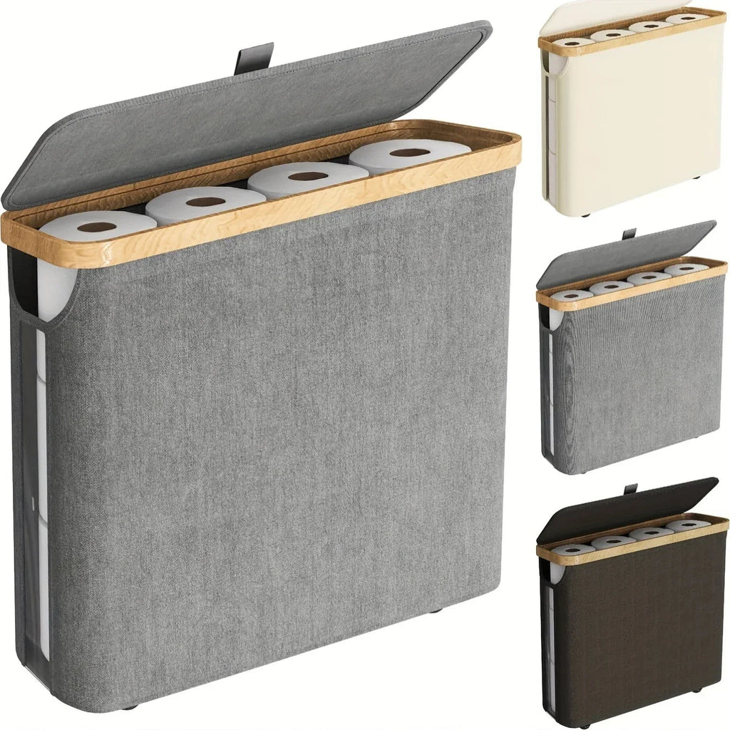 Hygienic Closed-Top Durable Plastic Toilet Paper Holder
