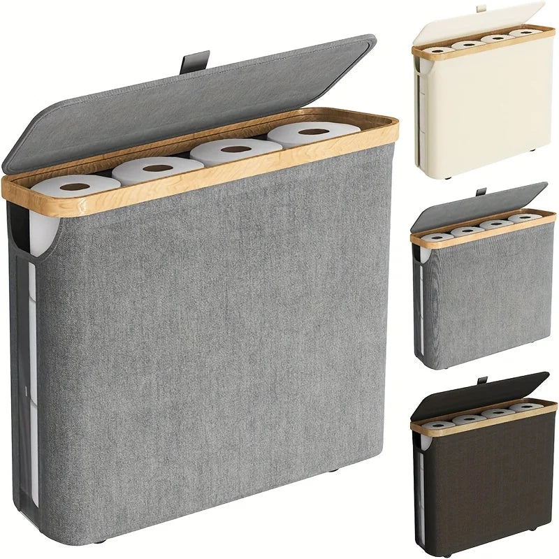 Hygienic Closed-Top Durable Plastic Toilet Paper Holder