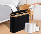 Hygienic Closed-Top Durable Plastic Toilet Paper Holder