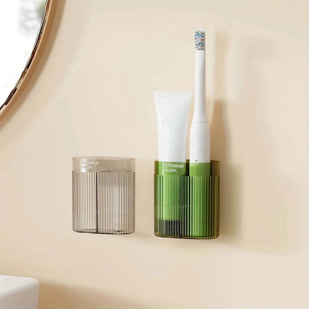 Hygienic Covered Wall-Mounted Toothbrush Holder