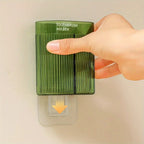 Hygienic Covered Wall-Mounted Toothbrush Holder
