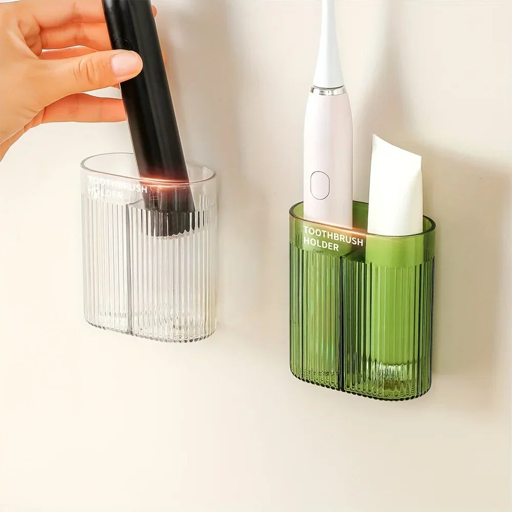 Hygienic Covered Wall-Mounted Toothbrush Holder