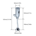 Infrared Touchless Brass Urinal Flush Valve (Stainless S-Pipe)