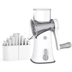 Interchangeable Stainless Steel Rotary Grater (5-in-1)
