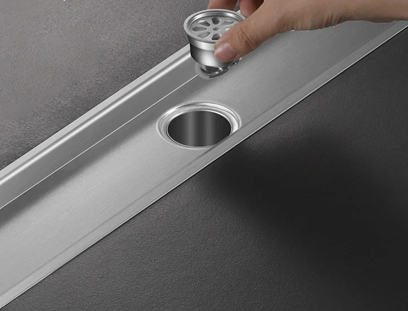 Invisible Tile-In & Odor-Blocking Shower Drain