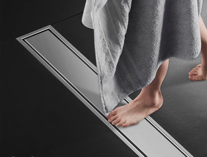 Invisible Tile-In & Odor-Blocking Shower Drain