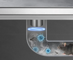 Invisible Tile-In & Odor-Blocking Shower Drain