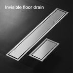 Invisible Tile-In & Odor-Blocking Shower Drain