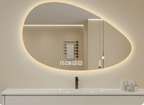 Irregular Backlit Smart Touch LED Bathroom Mirror