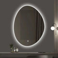 Irregular-Shape LED Touchscreen Bathroom Mirror