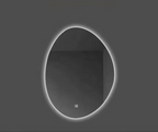 Irregular-Shape LED Touchscreen Bathroom Mirror