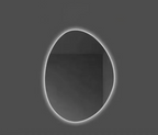 Irregular-Shape LED Touchscreen Bathroom Mirror