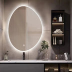 Irregular-Shape LED Touchscreen Bathroom Mirror