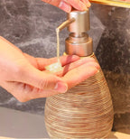 Japanese Vintage Ceramic Bathroom Accessory Set (3-Piece)