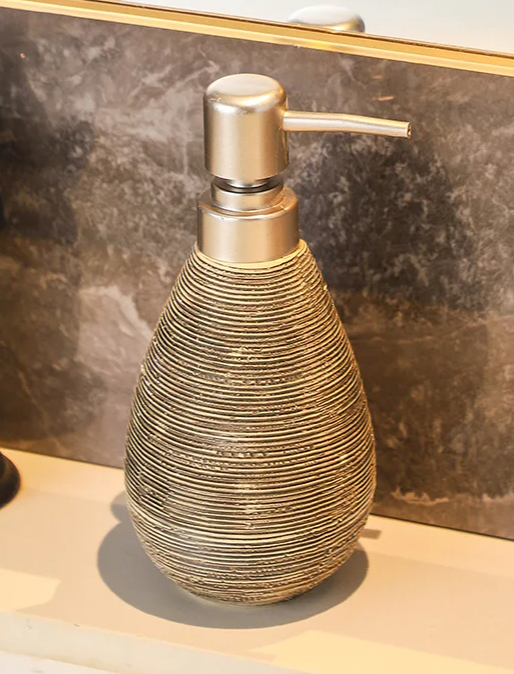 Japanese Vintage Ceramic Bathroom Accessory Set (3-Piece)