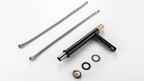 Knurled Handle Brass & Stainless Steel Basin Faucet