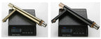 Knurled Handle Brass & Stainless Steel Basin Faucet