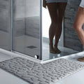L-Shape Extra-Thick Plush Microfiber Bath Mat (Non-Slip Backing)