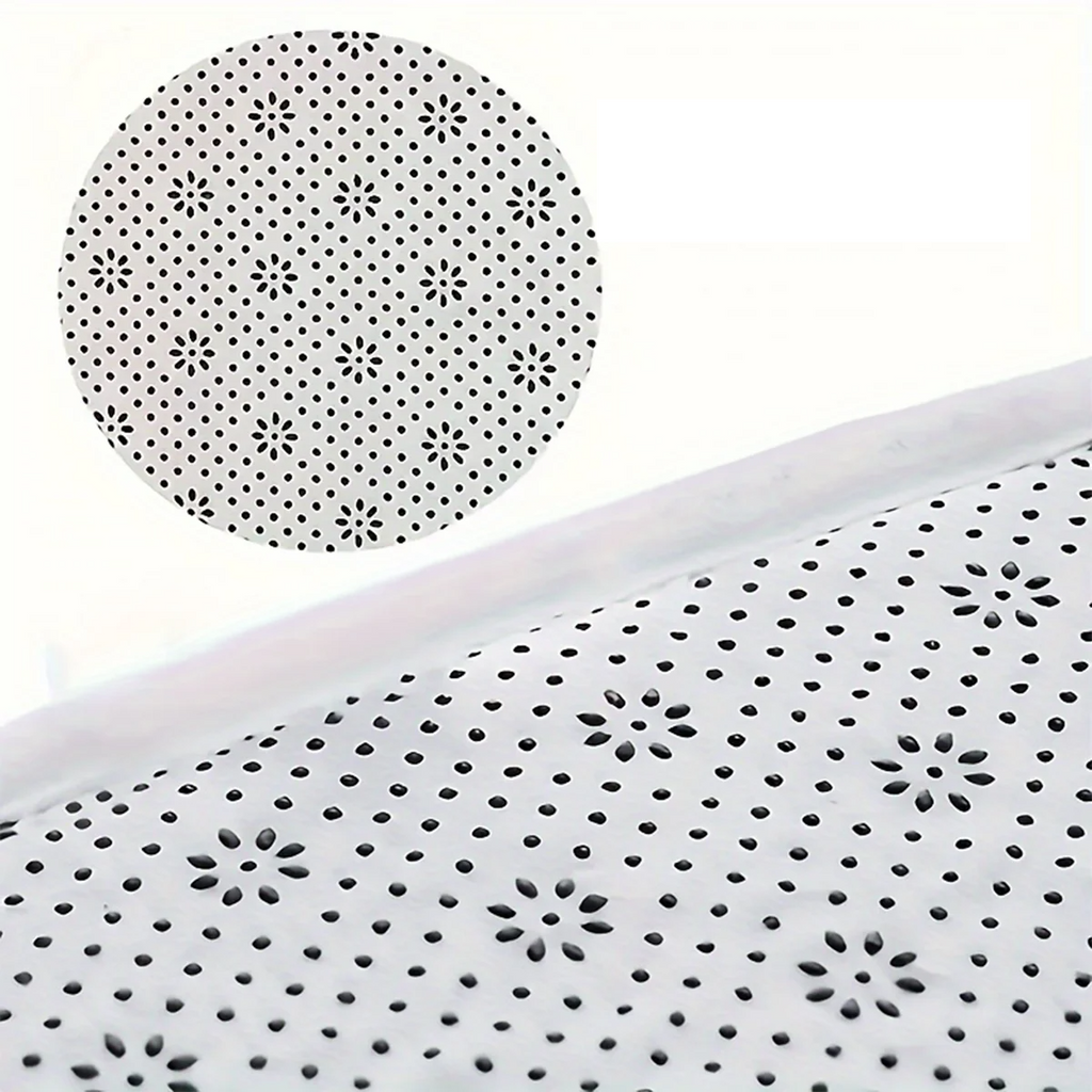 L-Shape Extra-Thick Plush Microfiber Bath Mat (Non-Slip Backing)