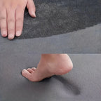 L-Shape Extra-Thick Plush Microfiber Bath Mat (Non-Slip Backing)