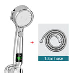 LED Temp Display High-Pressure & Water-Saving Handheld Shower Head (4 Spray Modes)