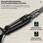 LED Temp Display High-Pressure & Water-Saving Handheld Shower Head (4 Spray Modes)