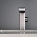 LED Temperature Display Solid Brass Ceramic Disc Bathroom Faucet