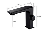 LED Temperature Display Solid Brass Ceramic Disc Bathroom Faucet