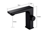 LED Temperature Display Solid Brass Ceramic Disc Bathroom Faucet