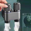 Leak-Resistant Brass-Core Dual Outlet Valve (Wall-Mount)