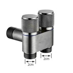 Leak-Resistant Brass-Core Dual Outlet Valve (Wall-Mount)