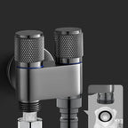 Leak-Resistant Brass-Core Dual Outlet Valve (Wall-Mount)