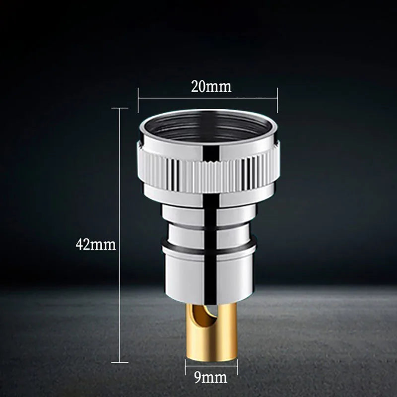 Leak-Resistant Brass-Core Dual Outlet Valve (Wall-Mount)