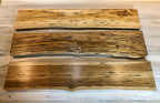 Live Edge Solid Wood Floating Shelf (Includes Mounting Kit)