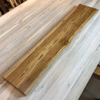 Live Edge Solid Wood Floating Shelf (Includes Mounting Kit)