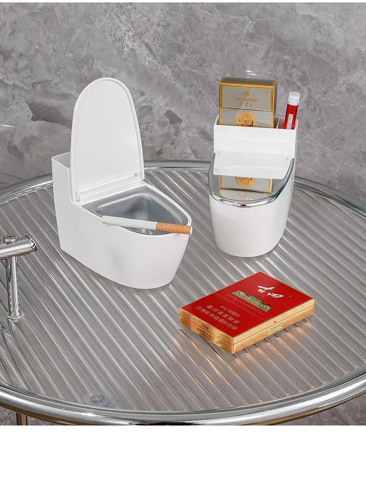 Lockable Odor-Control Wall-Mounted Ashtray (Removable Insert)