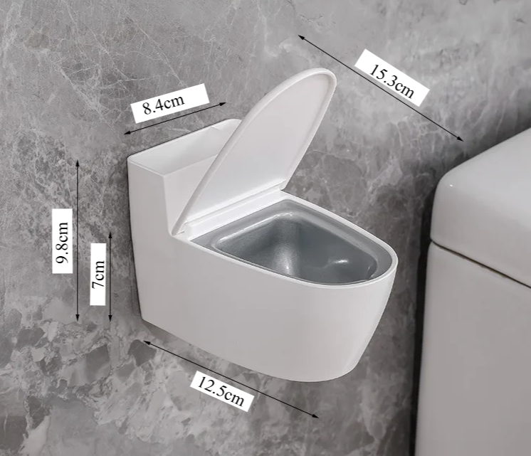 Lockable Odor-Control Wall-Mounted Ashtray (Removable Insert)