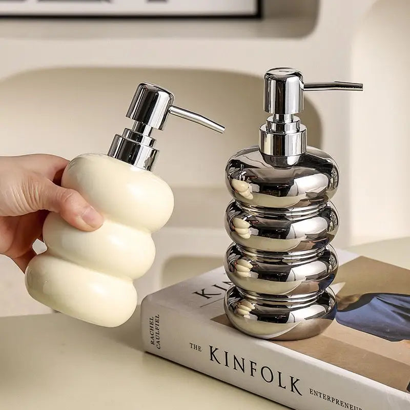 Luxe Ceramic Refillable Soap Dispenser