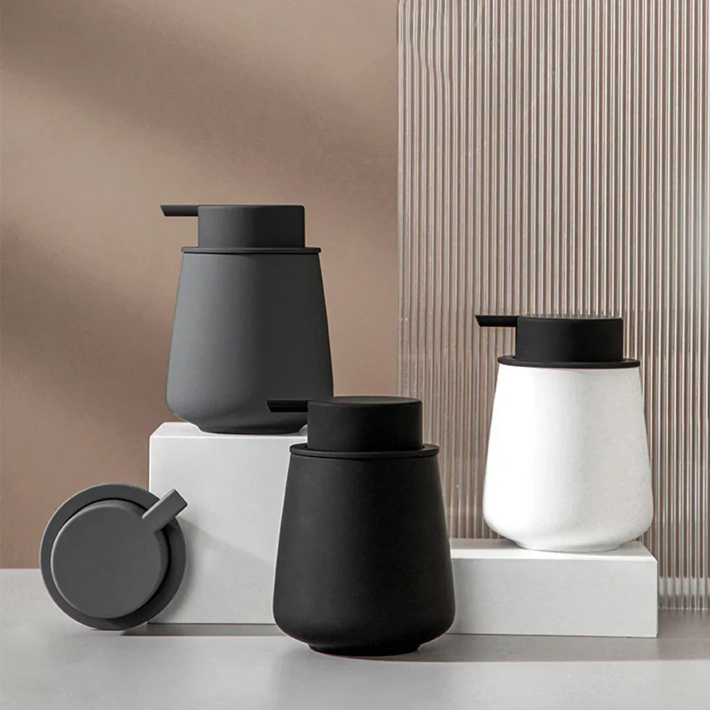 Luxury Ceramic Refillable Soap Dispenser (300 ml)