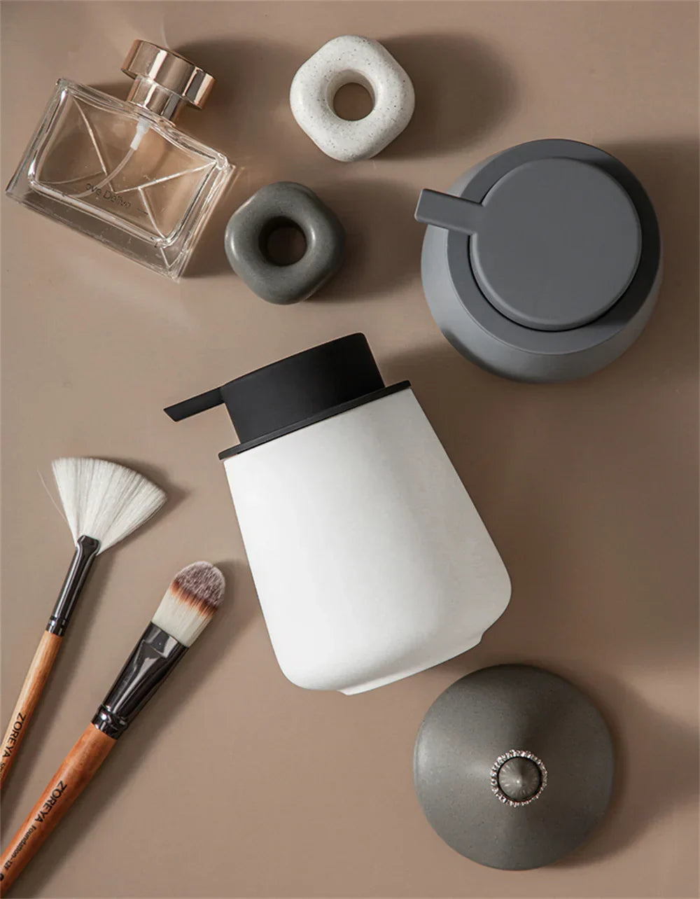 Luxury Ceramic Refillable Soap Dispenser (300 ml)