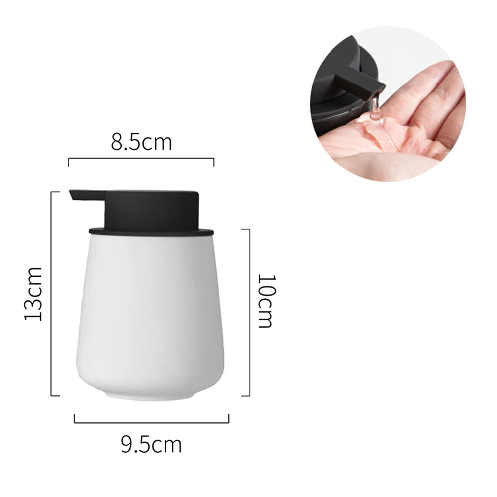 Luxury Ceramic Refillable Soap Dispenser (300 ml)