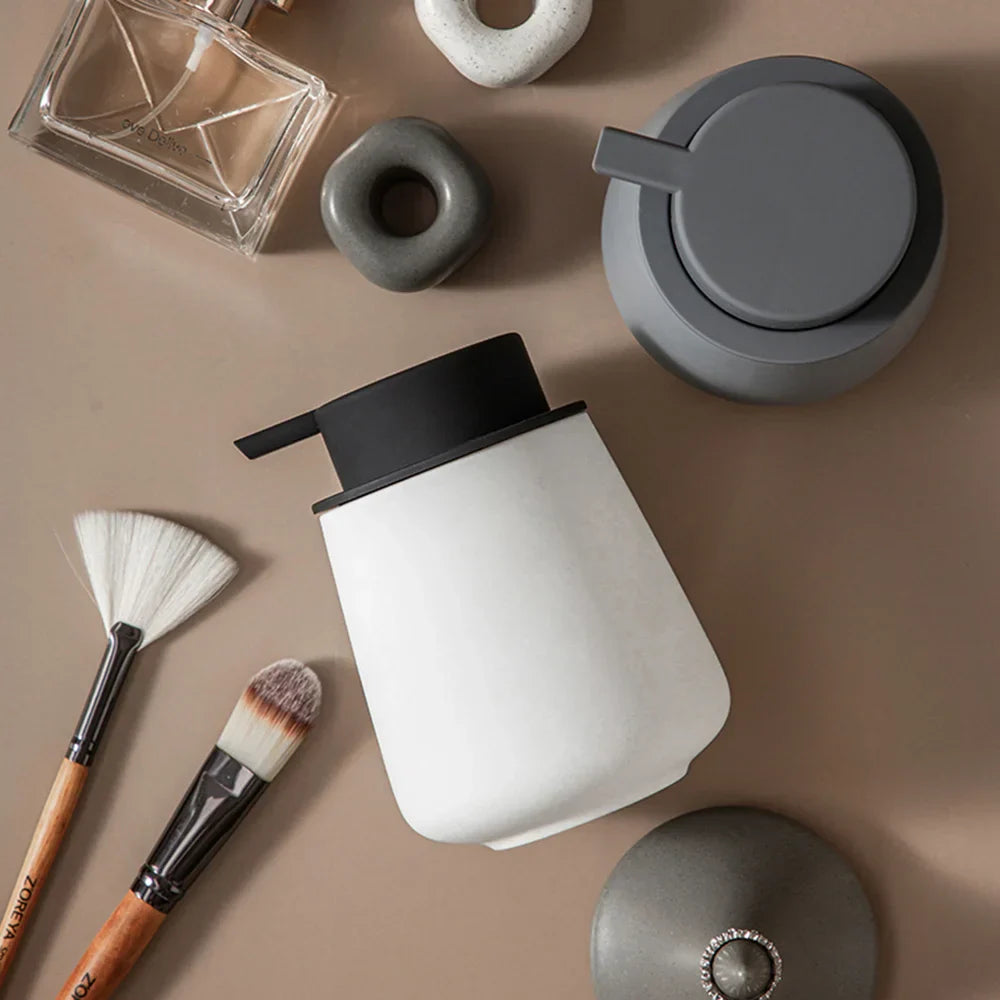 Luxury Ceramic Refillable Soap Dispenser (300 ml)