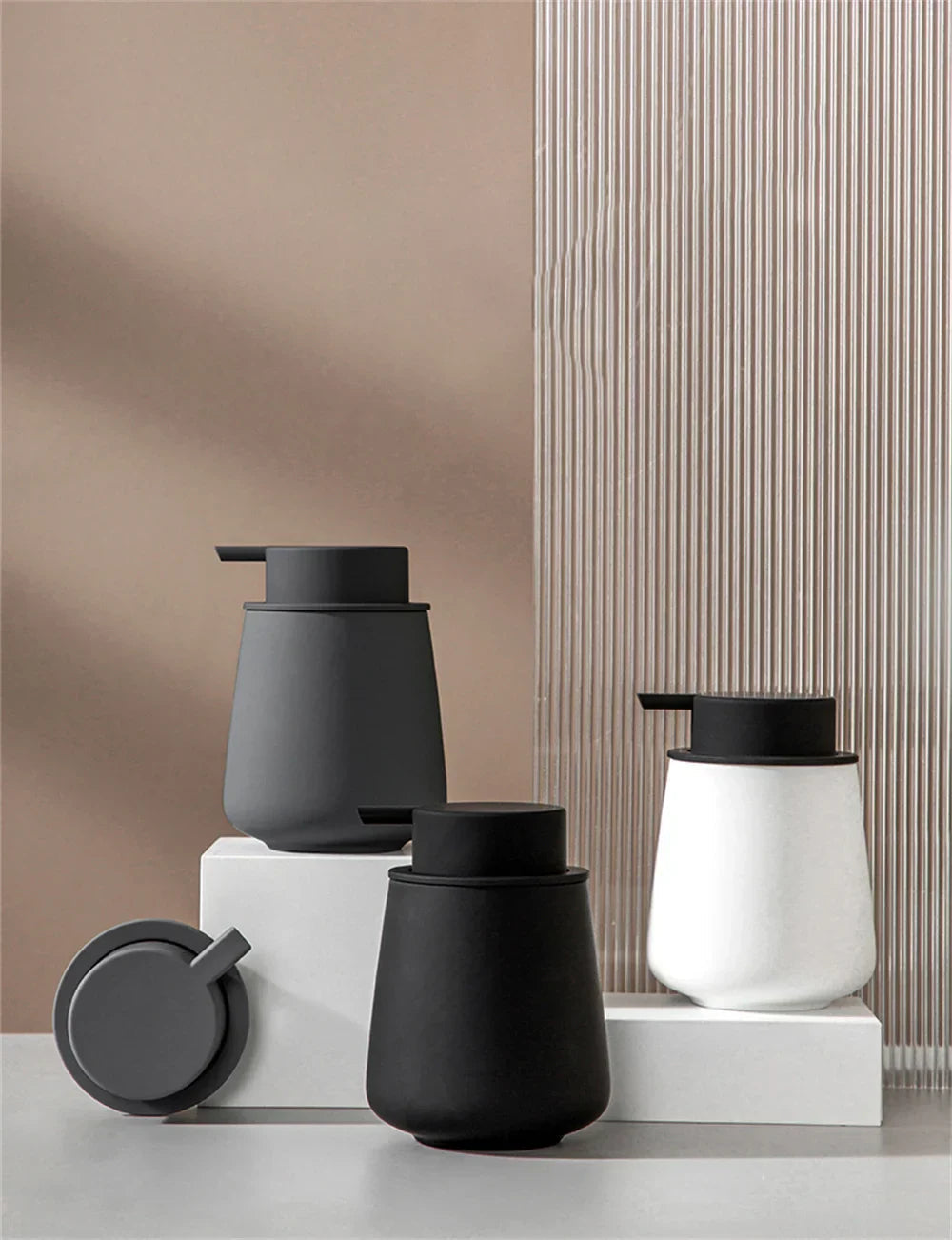 Luxury Ceramic Refillable Soap Dispenser (300 ml)