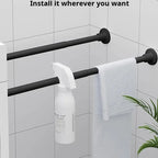 Magnetic Hem Waterproof Linen-Style Shower Curtain (Includes Hooks)