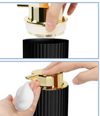 Matte Black Eco-Friendly Plastic Bathroom Accessory Set (4-Piece)