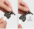 Matte Black Refillable Soap Dispenser Set (500 ml)