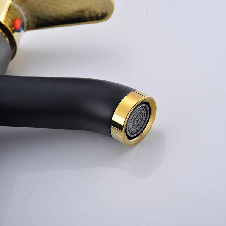 Matte Black Stainless Steel Single-Handle Faucet (Deck-Mounted)