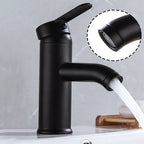 Matte Black Stainless Steel Single-Handle Faucet (Deck-Mounted)