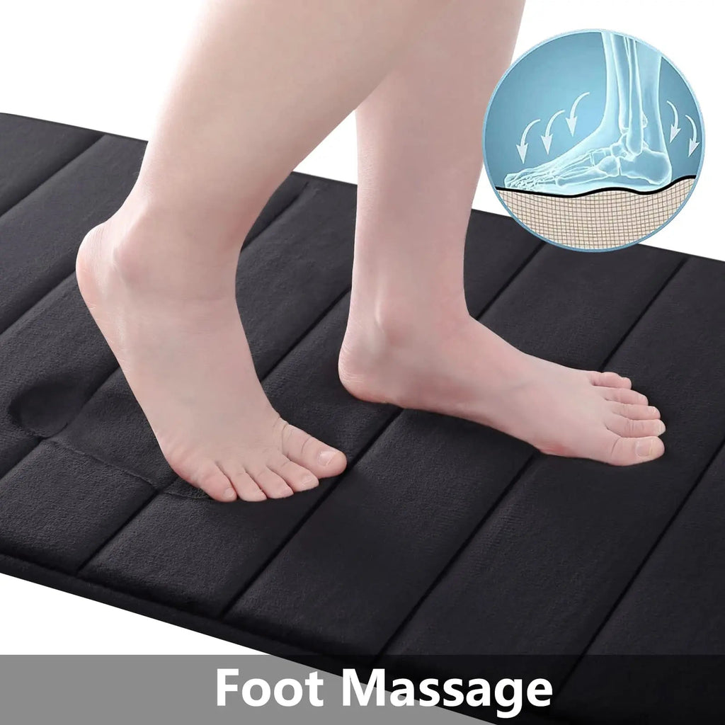Memory Foam Water-Absorbent Non-Slip Bath Mat